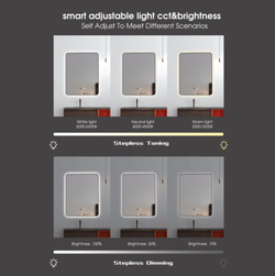 Shadow Miroir LED 48"