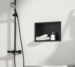 Niche de Douche Rectangulaire Noir Nano