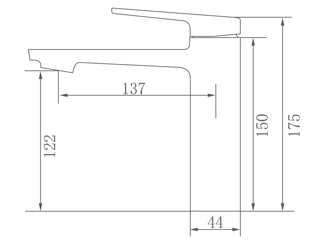 Auva Bath Robinet de Salle de Bain Chrome