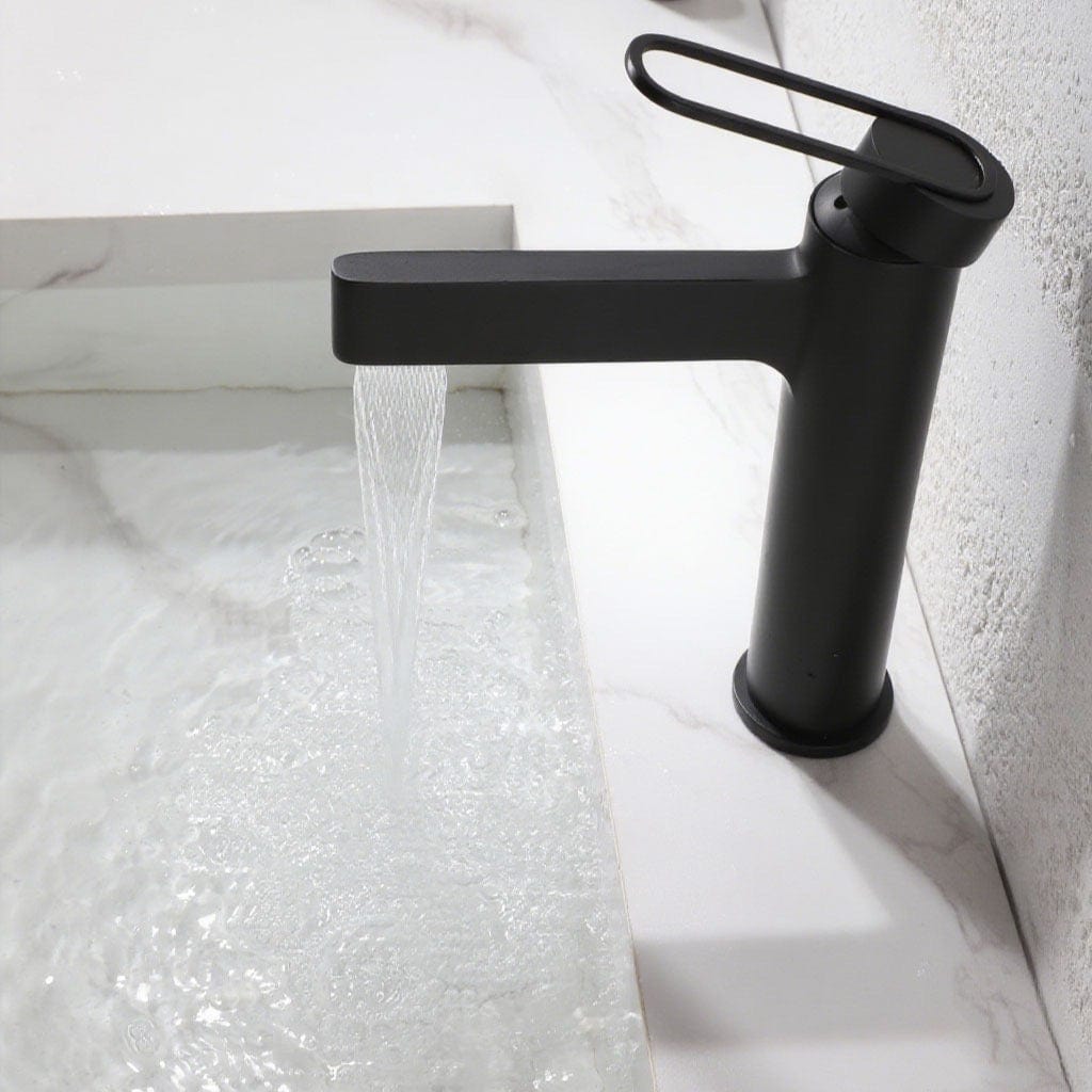 Auva Bath Robinet de Salle de Bain Noir