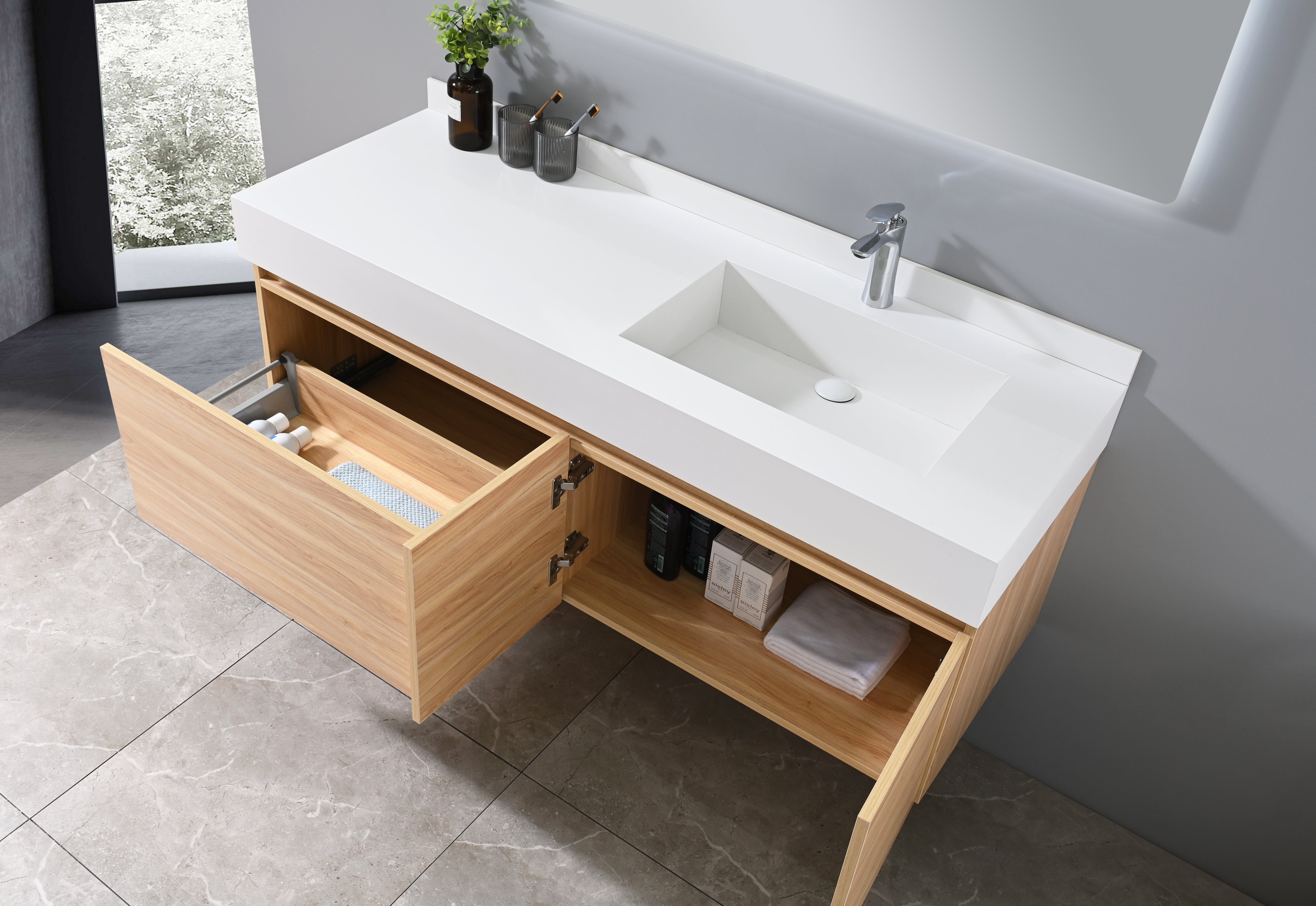 Auva Vanité Vanité Aura 55" Chêne