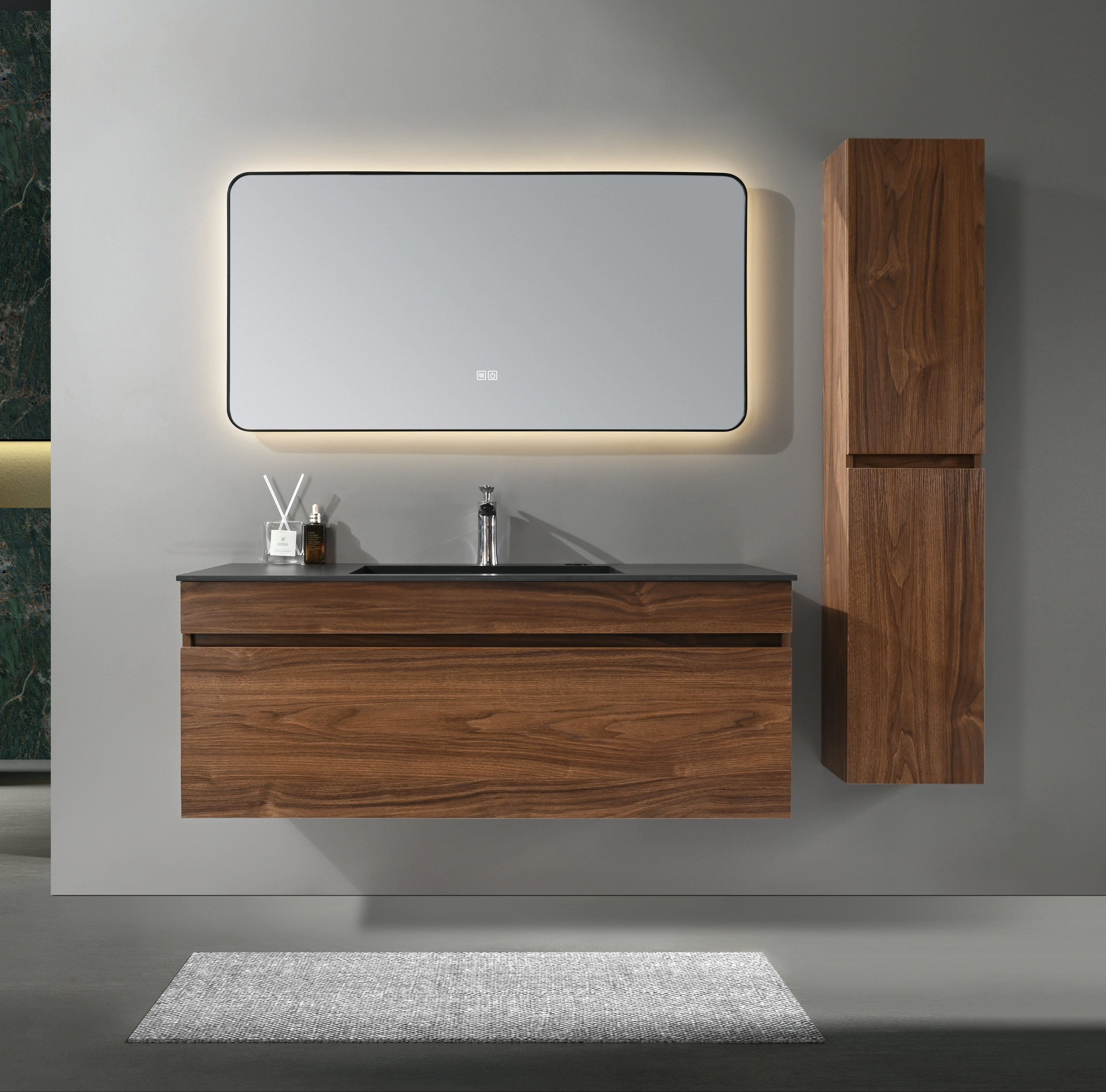 Auva Vanité Vanité-Lavabo Allure 24'' Noyer