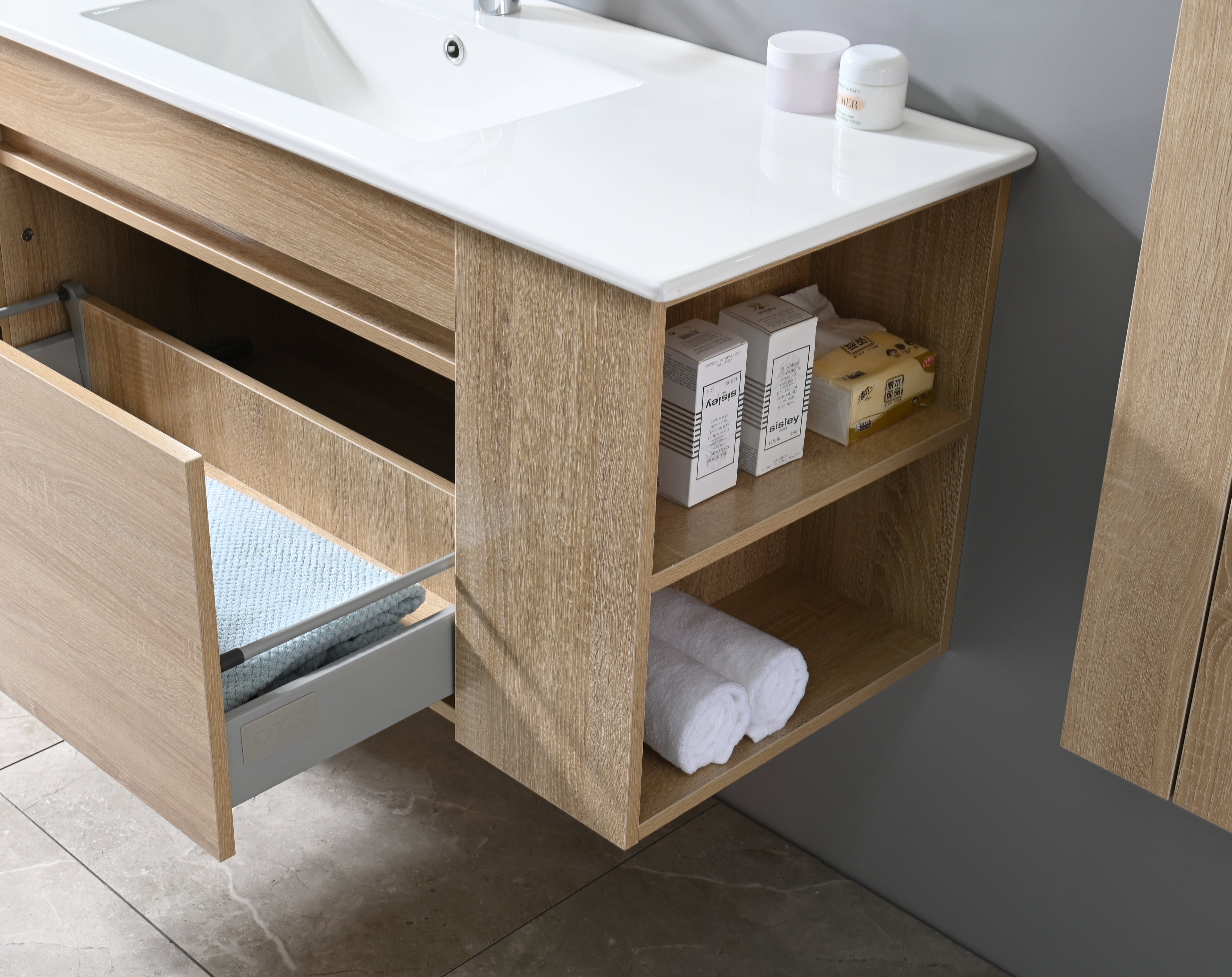 Auva Vanité Vanité-Lavabo Allure 48''Chêne