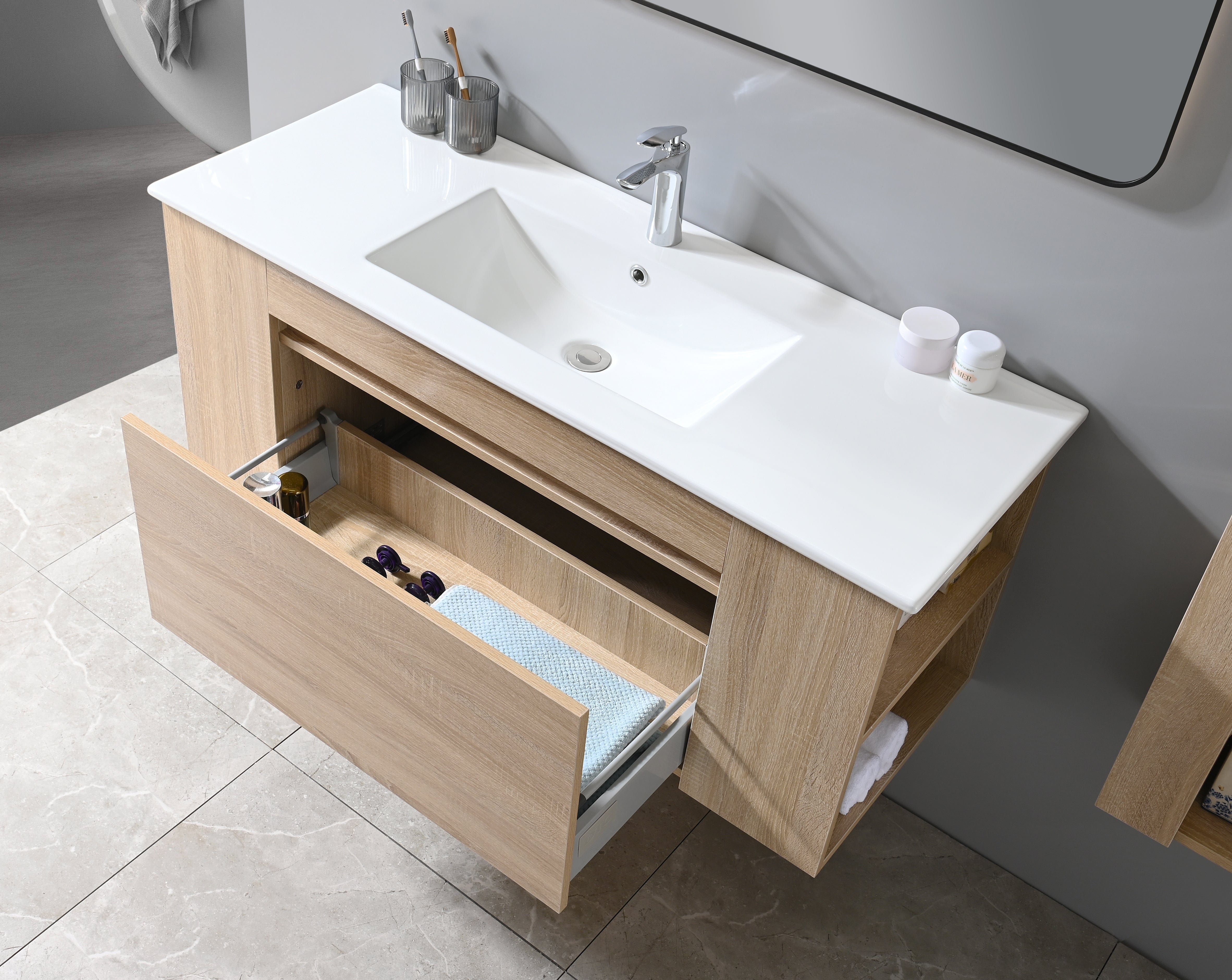 Auva Vanité Vanité-Lavabo Allure 48''Chêne