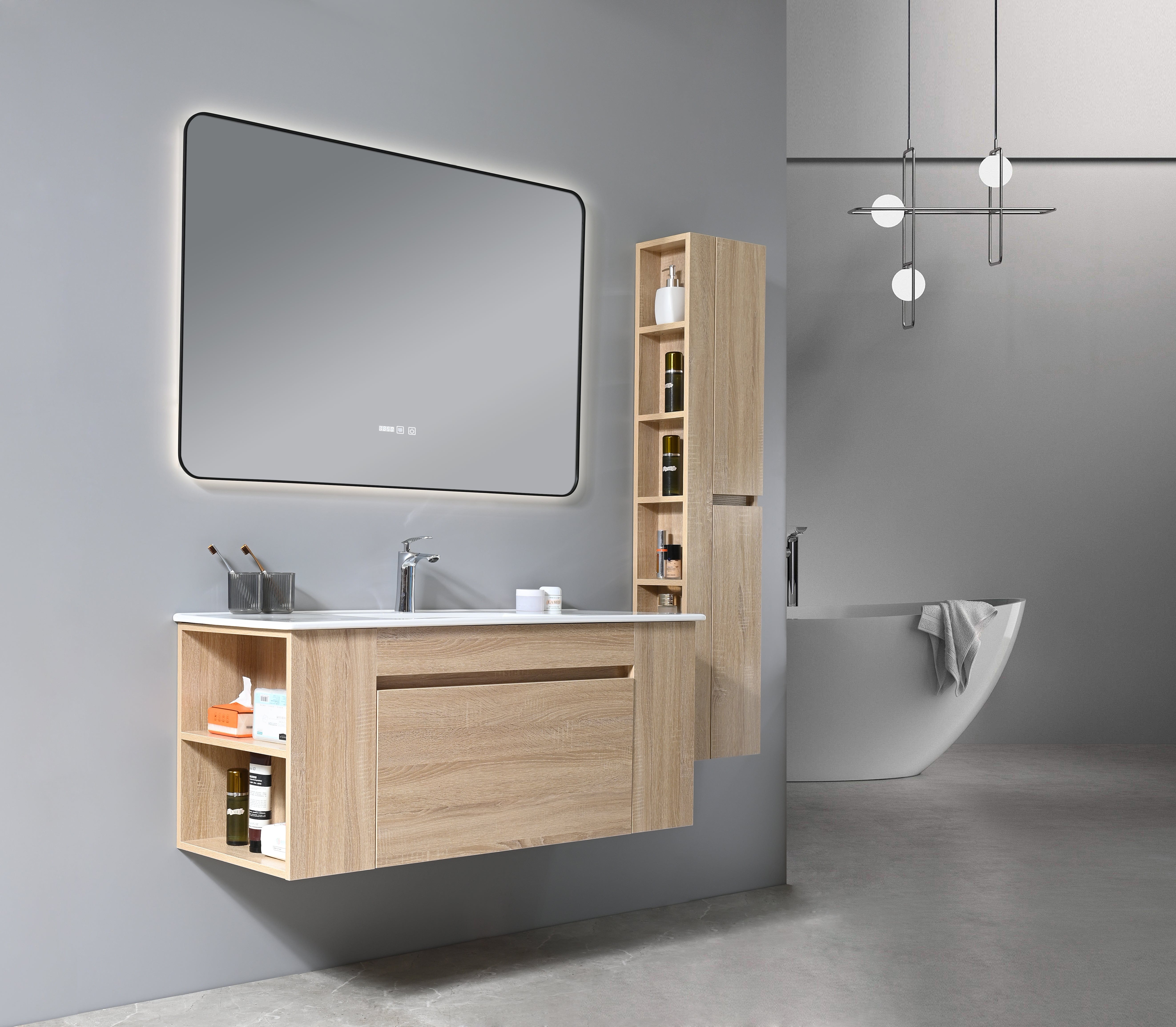 Auva Vanité Vanité-Lavabo Allure 48''Chêne
