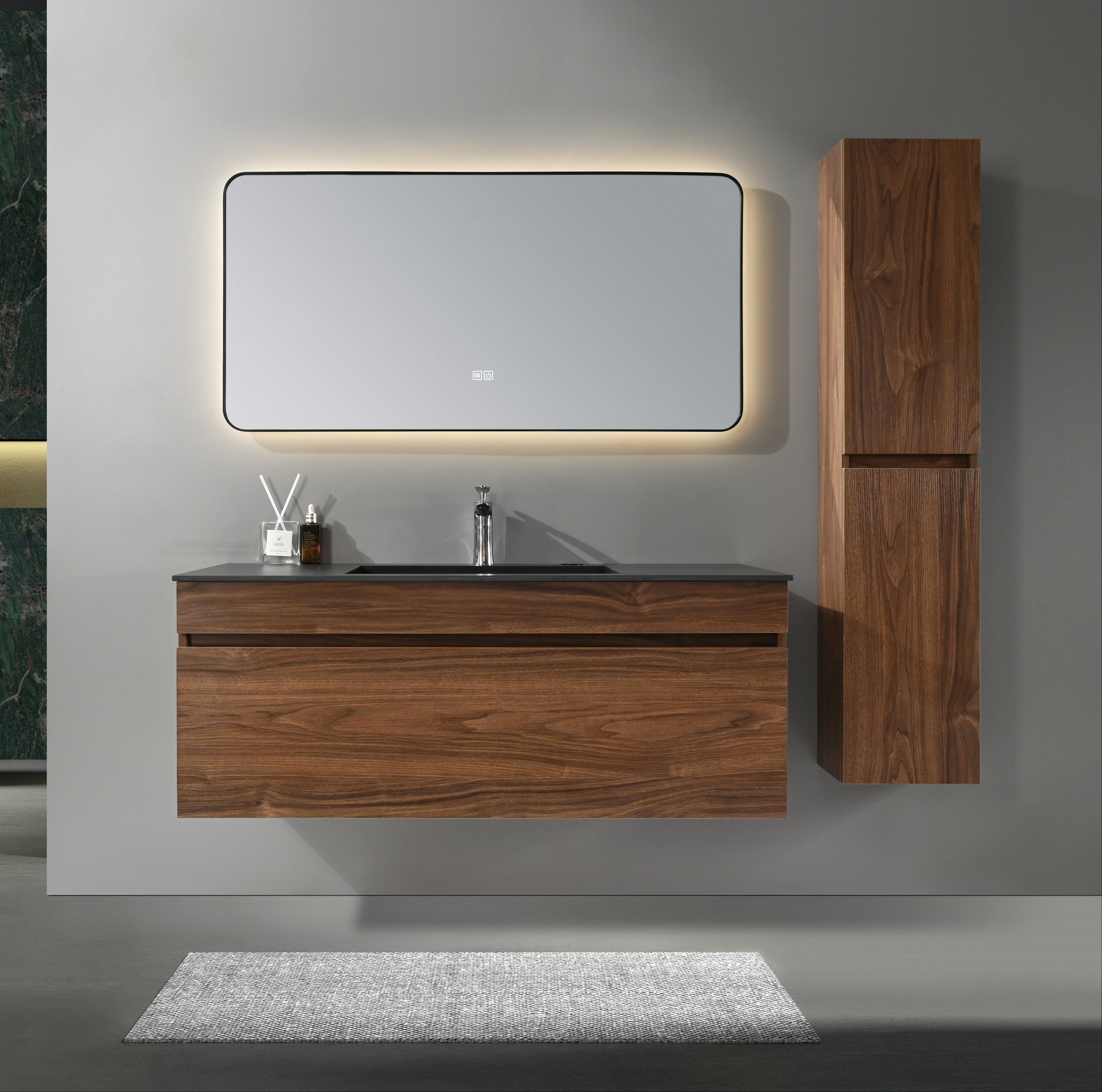 Auva Vanité Vanité-Lavabo Allure 48'' Noyer