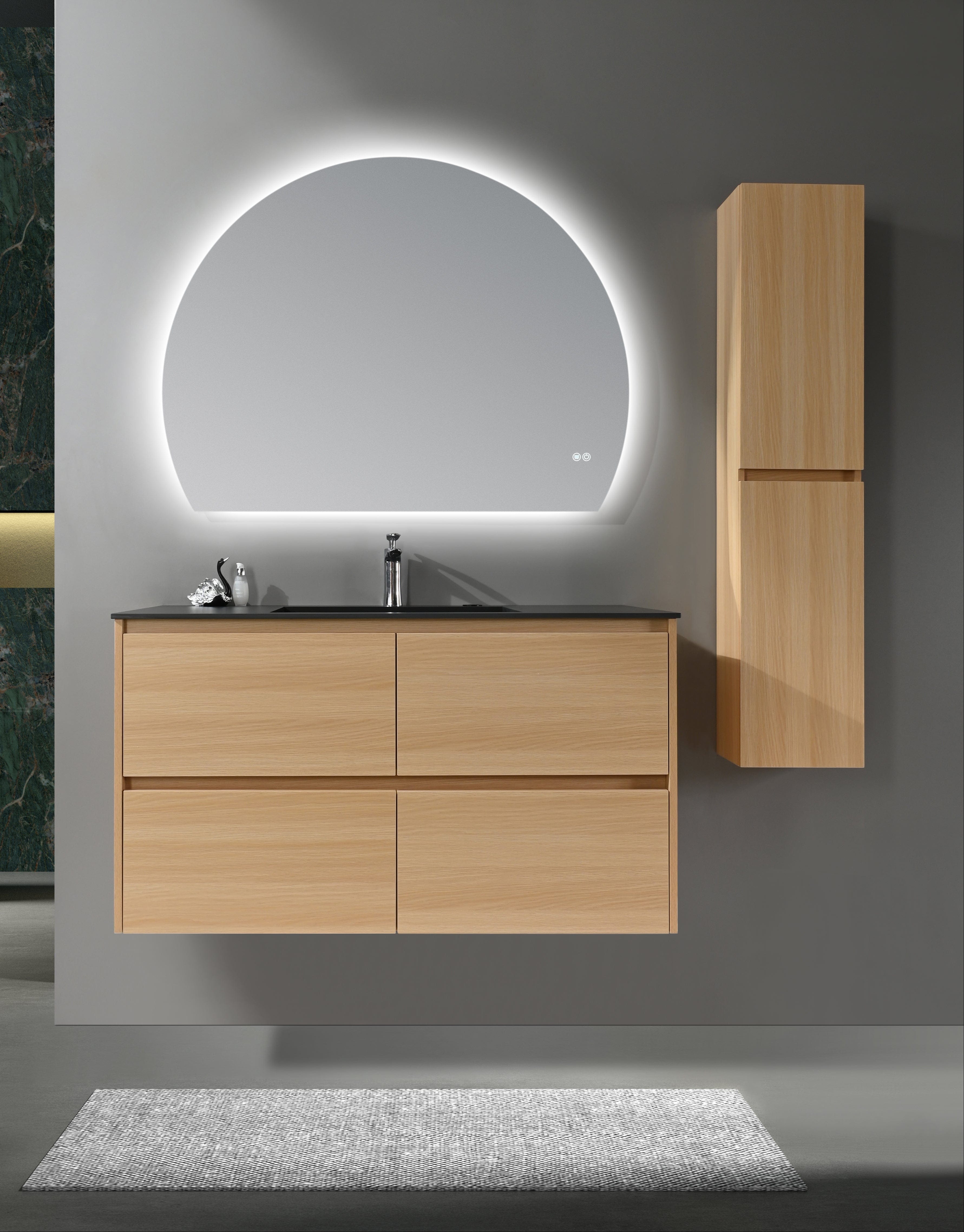Auva Vanité Vanité-Lavabo Aura 48" Chêne