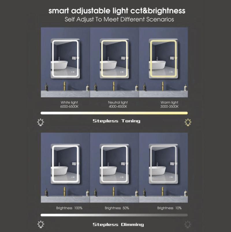 My Store Miroir Infinite Miroir LED 20"