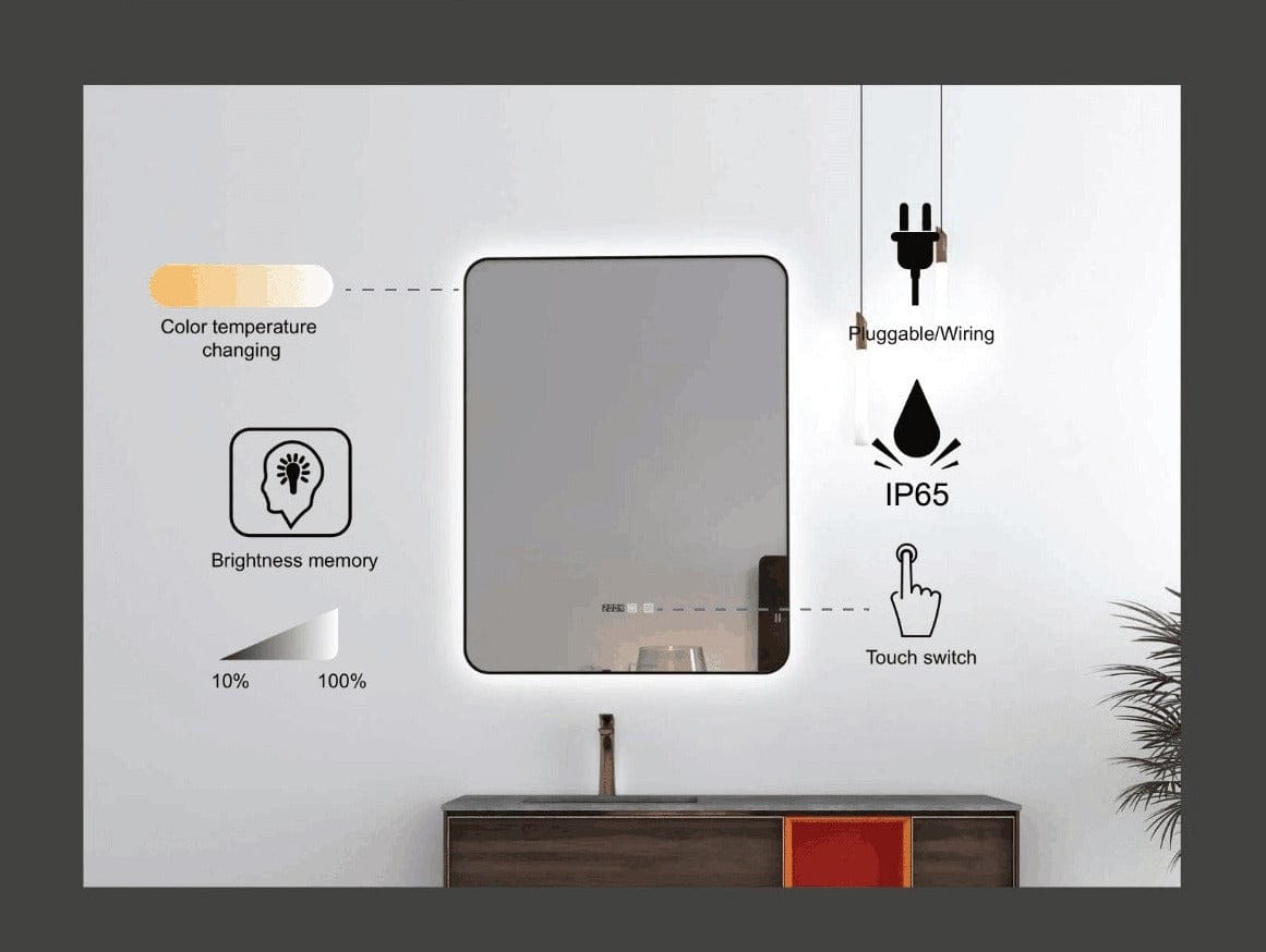 My Store Miroir Shadow Miroir LED 48"