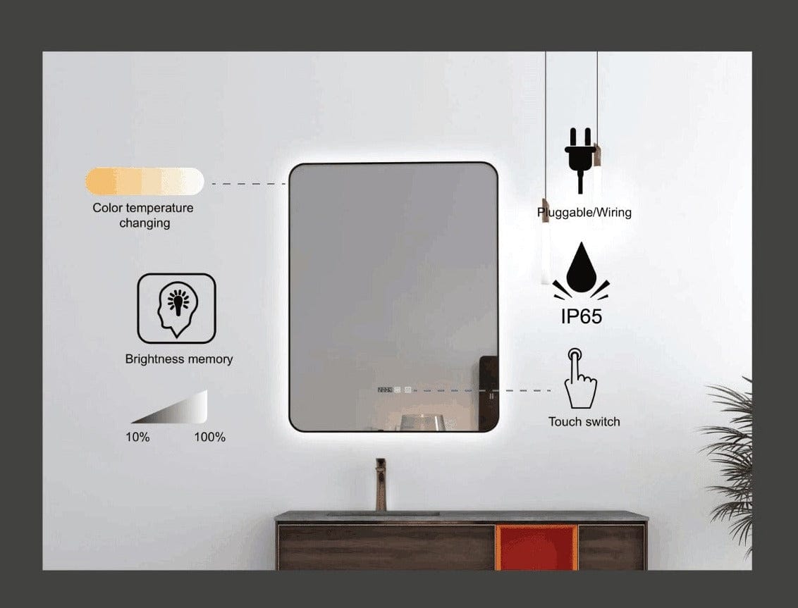 My Store Miroir Shadow Miroir LED 60